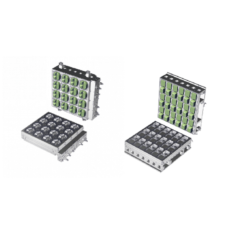 Positivt och negativt trycktermoformande aluminiumform