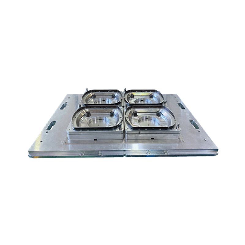 Positivt och negativt trycktermoformande aluminiumform