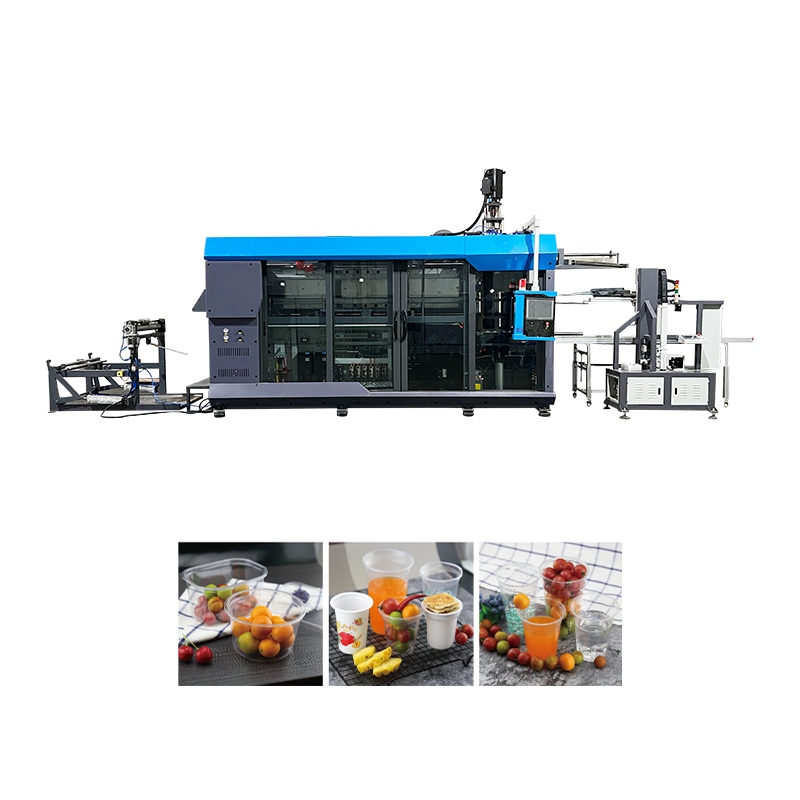 Full Servo Motor Drive Cup/Lock/Bowl Thermoforming Machine