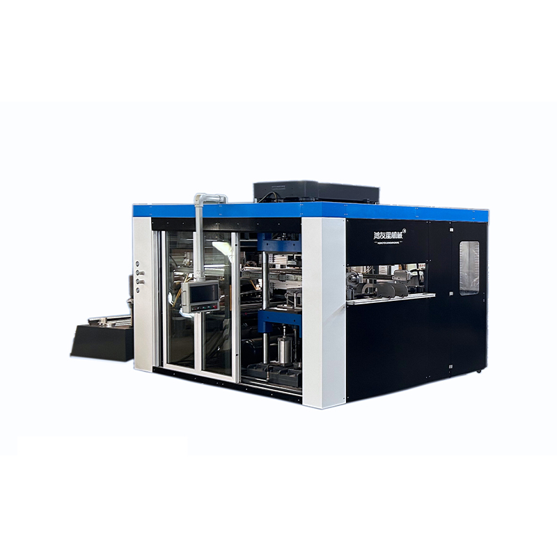 HW-85A Automatisk höghastighetsmulti-station Positiv och negativ trycktermoformande maskin